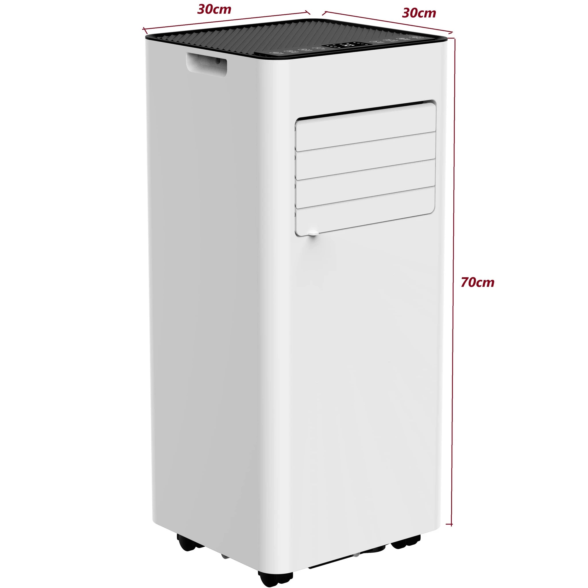 Climatiseur mobile 9000 BTU ultra silencieux 4-en-1 | Jusqu’à 70 m² | 1005 W